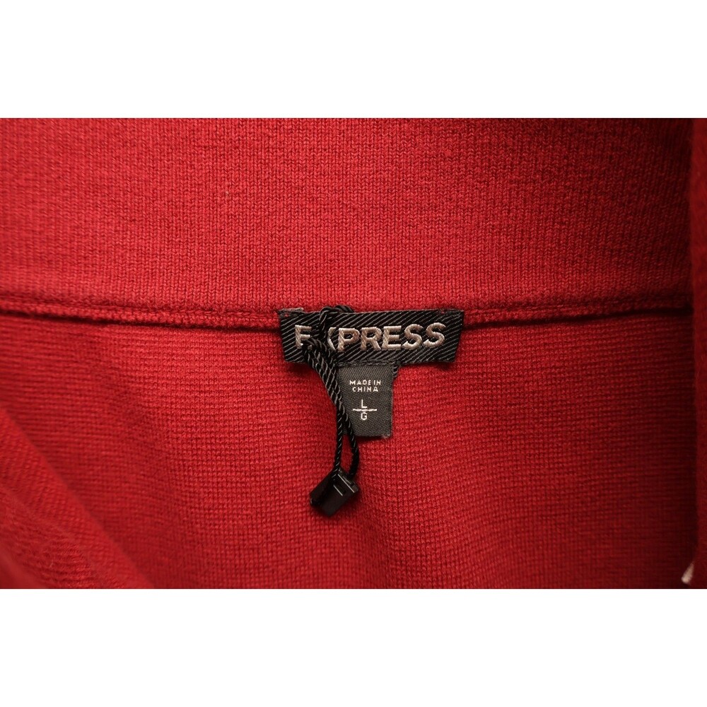 Express Red Pencil Skirt Size Large Loungewear Going out Casual Y2K Beautiful - Picture 2 of 5